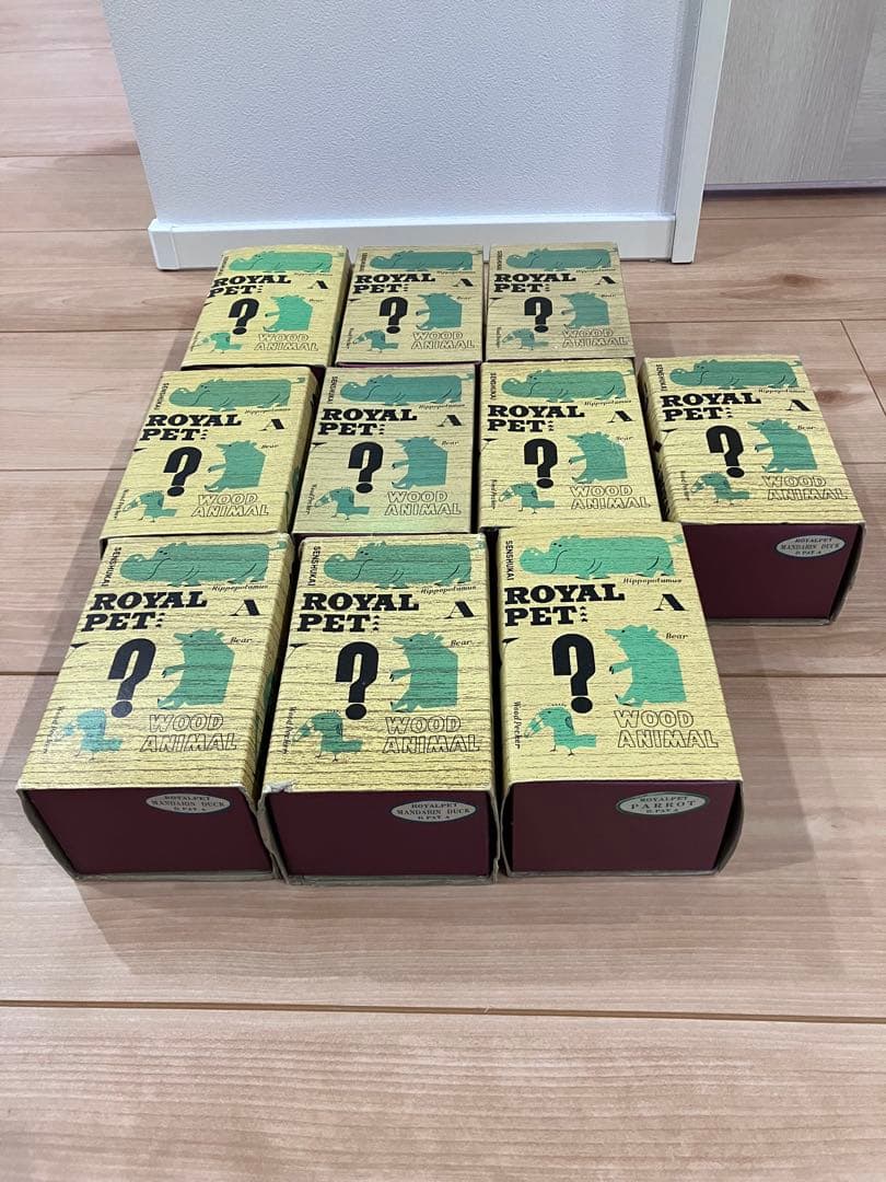 ロイヤルペット 10体 未使用品千趣会木製アンティーク　鳥好きの方