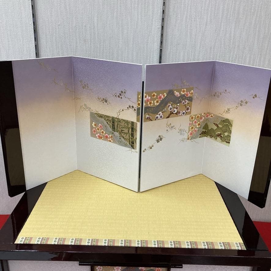 G1 雛人形26−3　収納用台屏風のみ　雛飾り台と屏風のみ　雛飾り台　雛祭り台