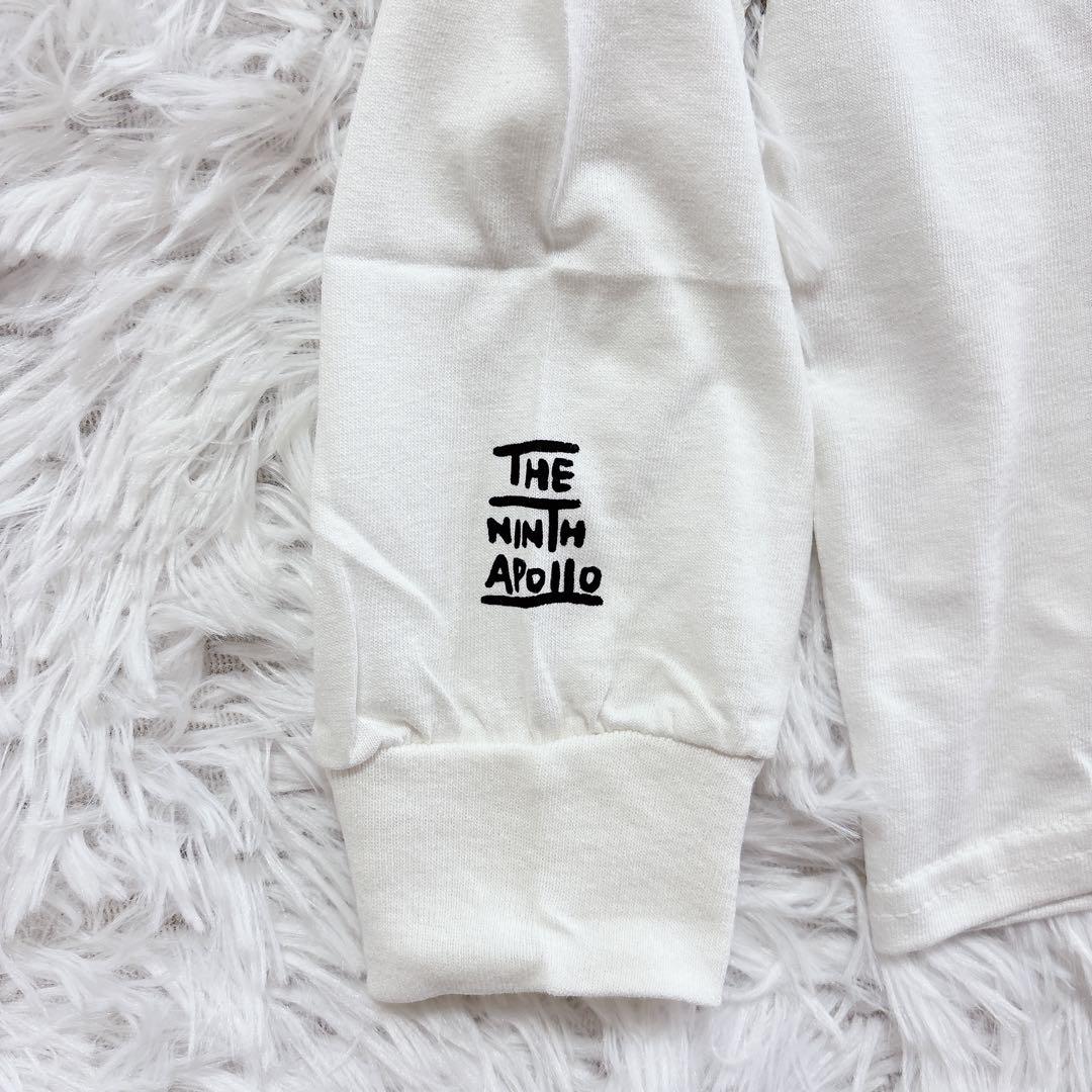 未使用 ナインスアポロ バックプリント長袖Tシャツ ユニセックス ロゴあり