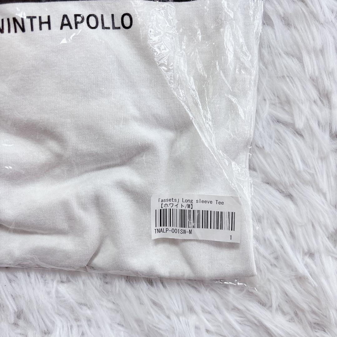 未使用 ナインスアポロ バックプリント長袖Tシャツ ユニセックス ロゴあり