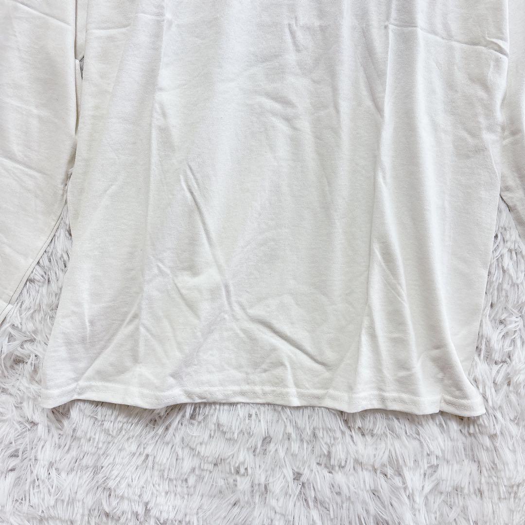 未使用 ナインスアポロ バックプリント長袖Tシャツ ユニセックス ロゴあり