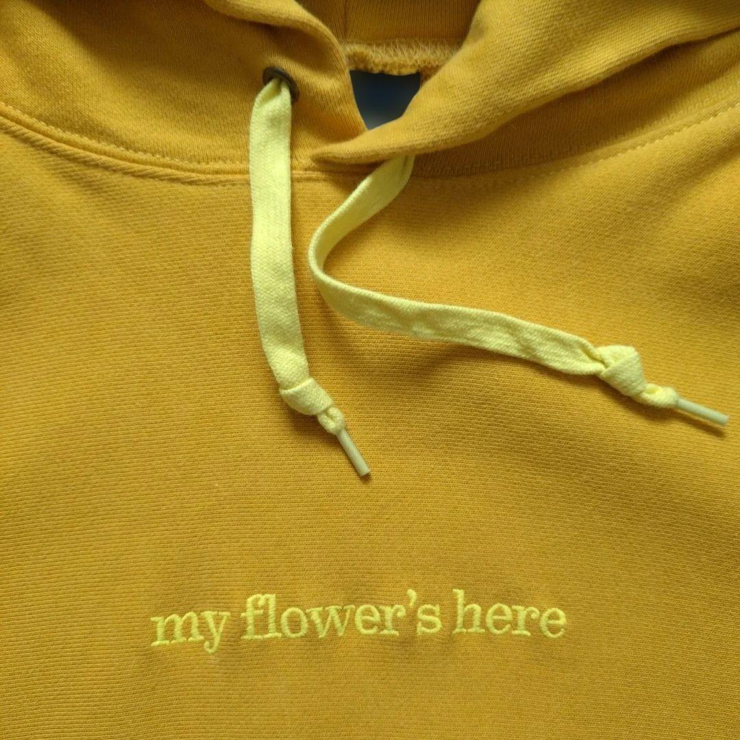 藤井風 花 フーディー　マスタード　 Lサイズ