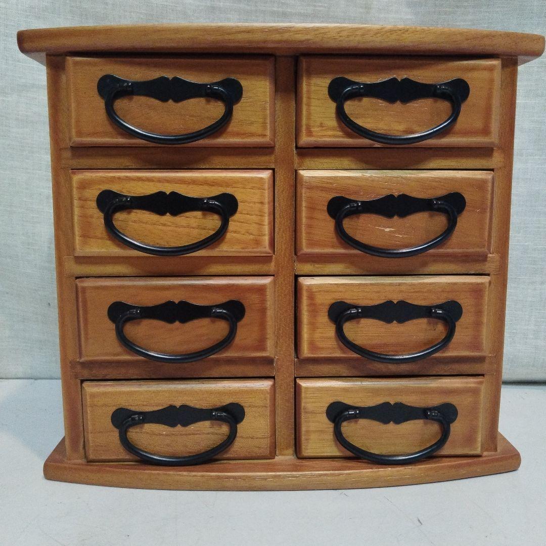 木製家具　小物入れ　引き出し　8個