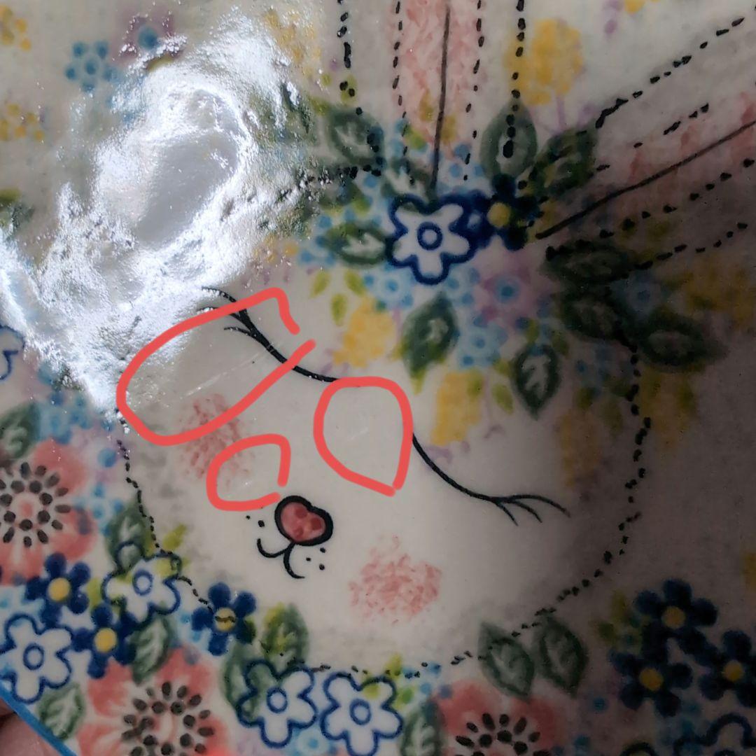 ポーリッシュポタリー、ポーランド食器、ＶＥＮＡ、ツェラミカ、うさぎ