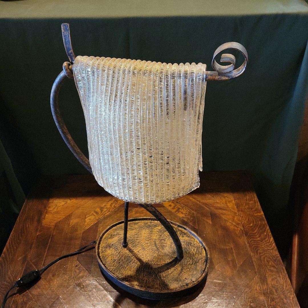 ヴィンテージ アイアン製フロアライト