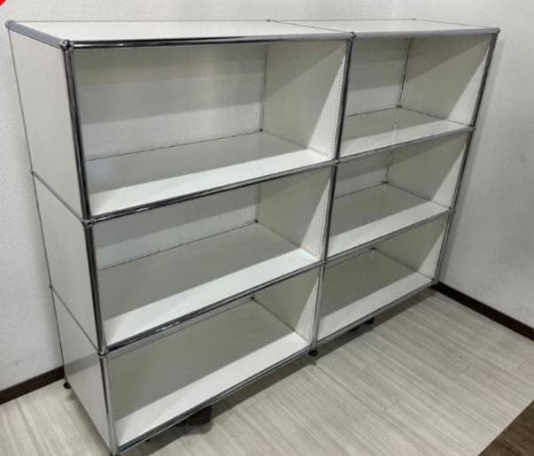 逆説のコレクター　USMハラー　キャビネット白　2列3段