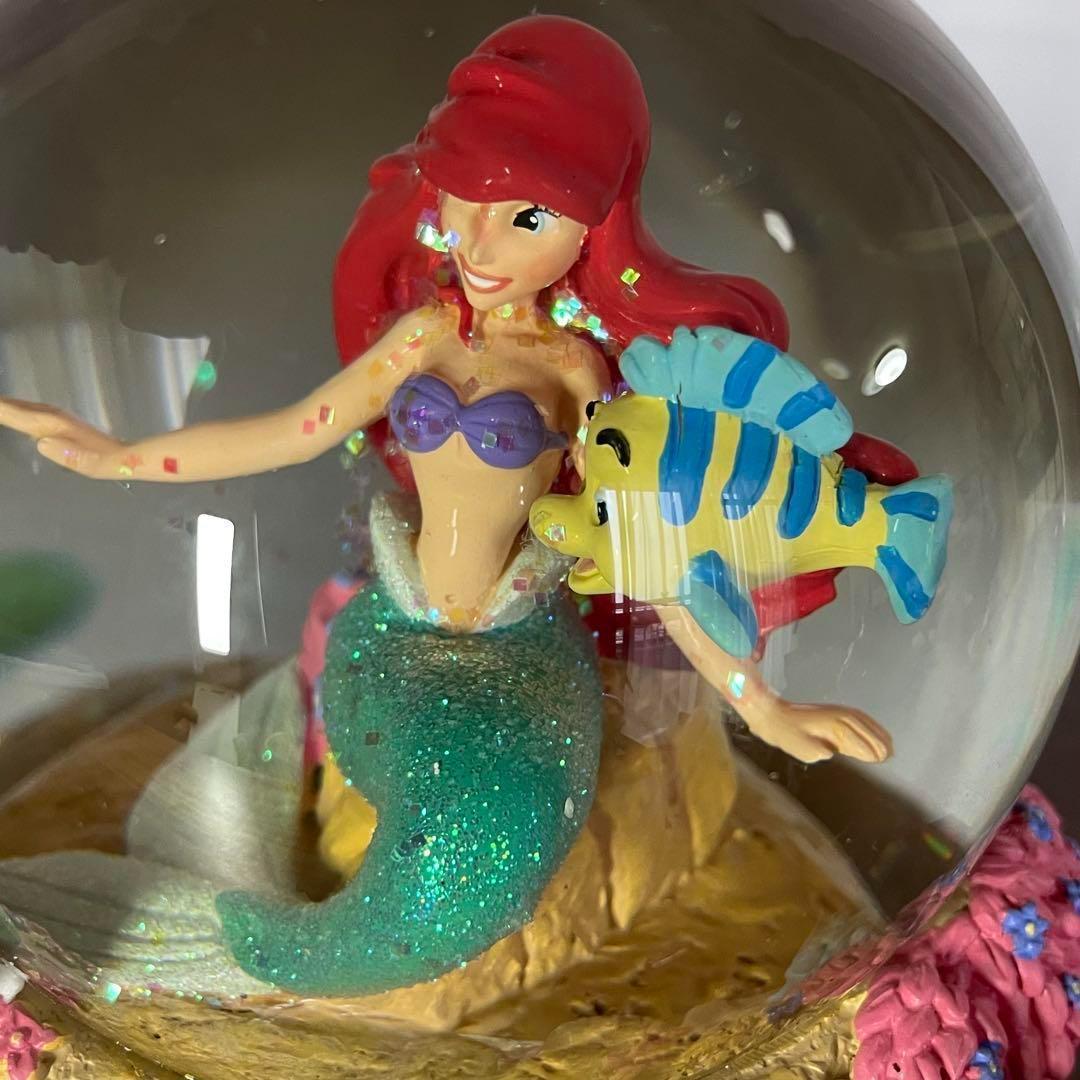 日本未発売　限定品　ディズニー　アリエル　オルゴール　スノーグローブ