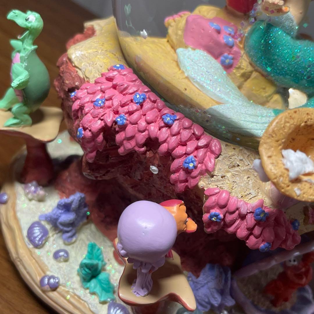 日本未発売　限定品　ディズニー　アリエル　オルゴール　スノーグローブ