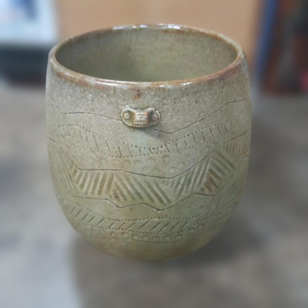 4904)加藤土史路　耳付き花器