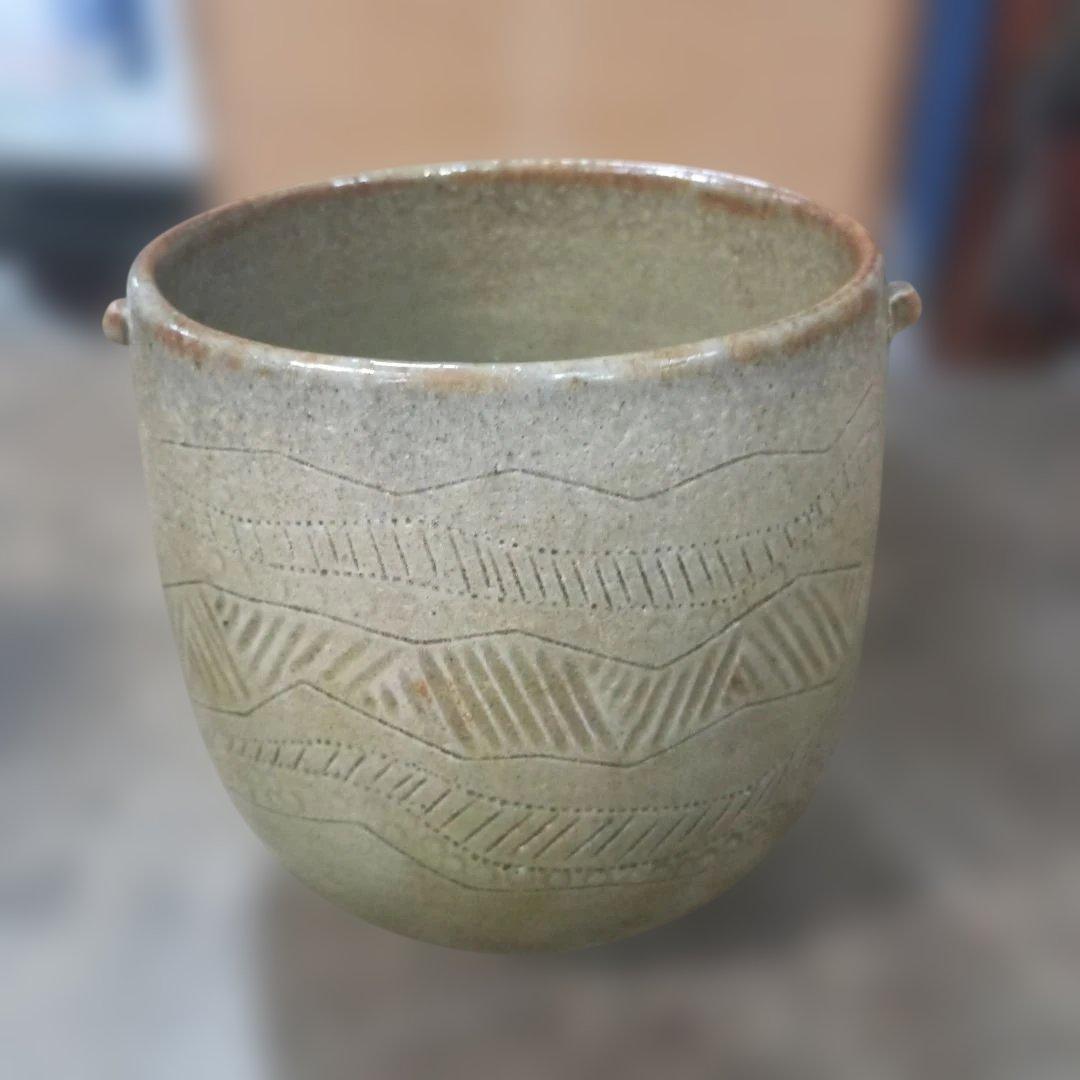 4904)加藤土史路　耳付き花器