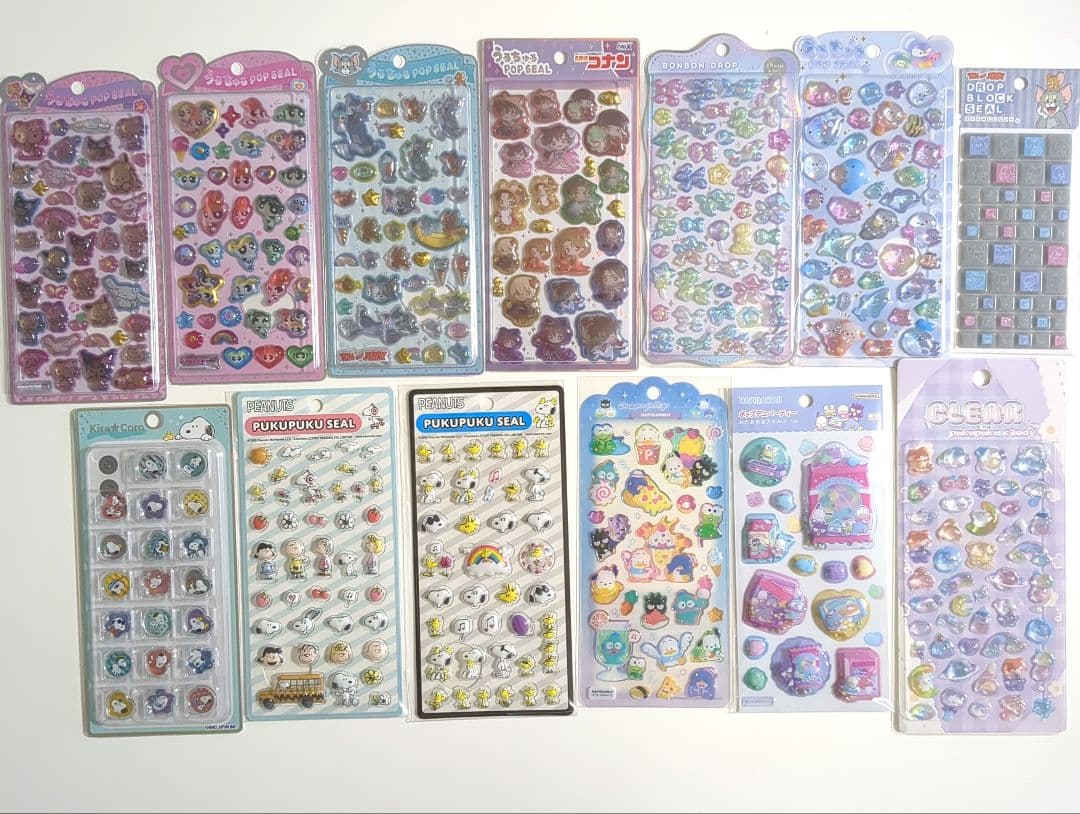 【国内正規品】シールまとめ売り　ボンボンドロップシール　うるちゅる　おはじき　等