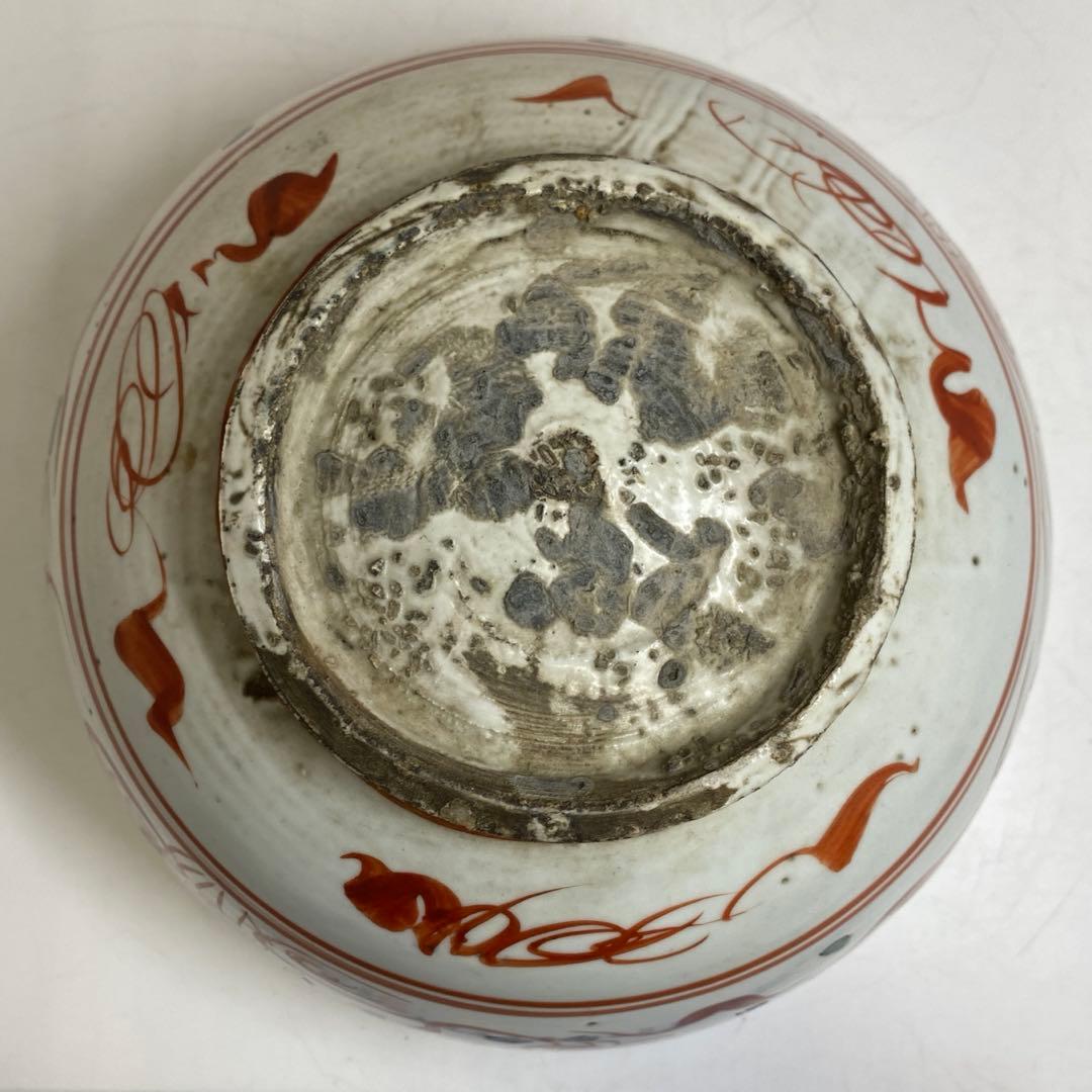 中国明時代 呉州赤絵 大鉢 w24cm 東キ8-0302② タサコサ