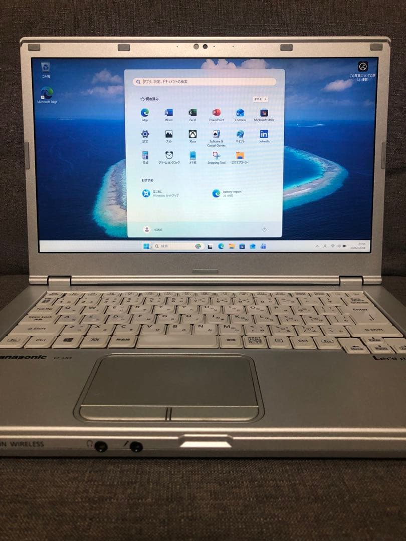 バッテリー100%【良品】Let's note CF-LX3 SSD 大画面 ⑦
