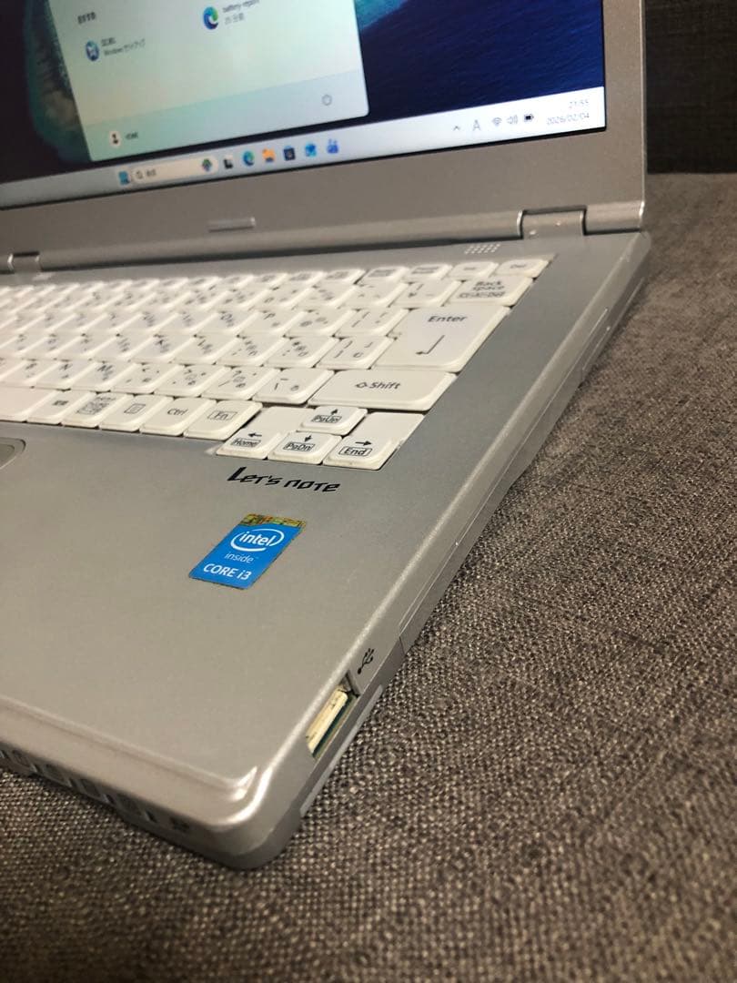 バッテリー100%【良品】Let's note CF-LX3 SSD 大画面 ⑦