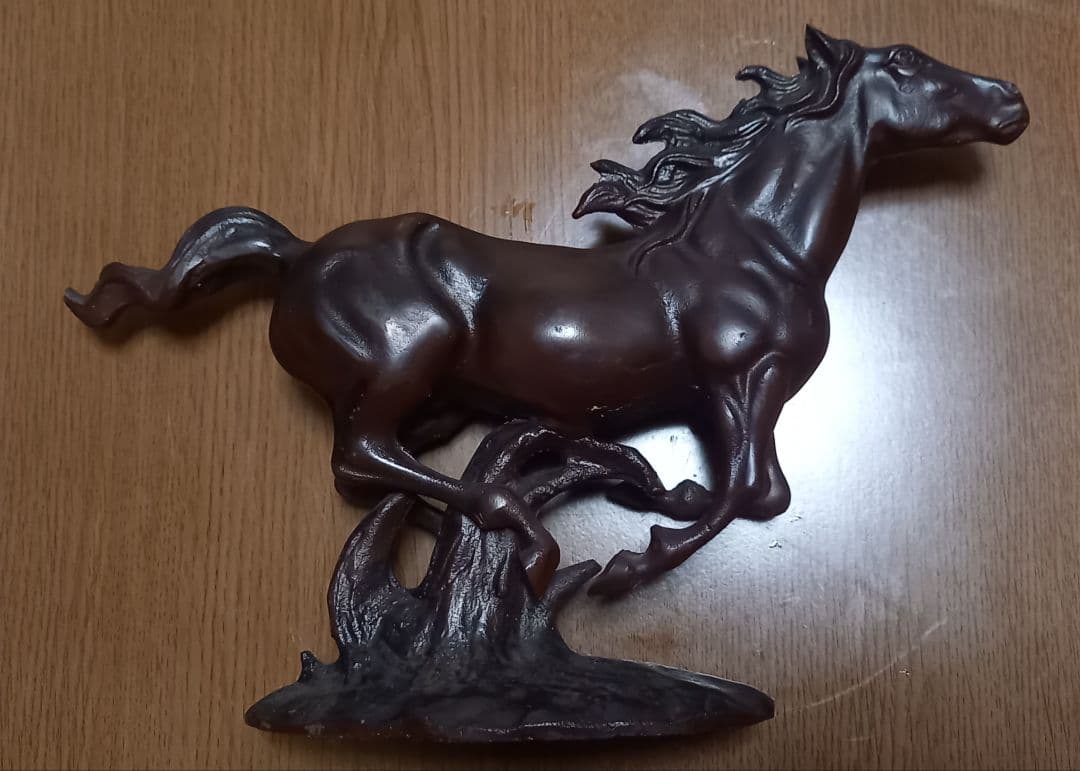 ☆高岡銅器☆☆正晴作☆ ☆銅製馬☆ ☆ブロンズ☆　☆置き物☆ ☆ヴィンテージ☆