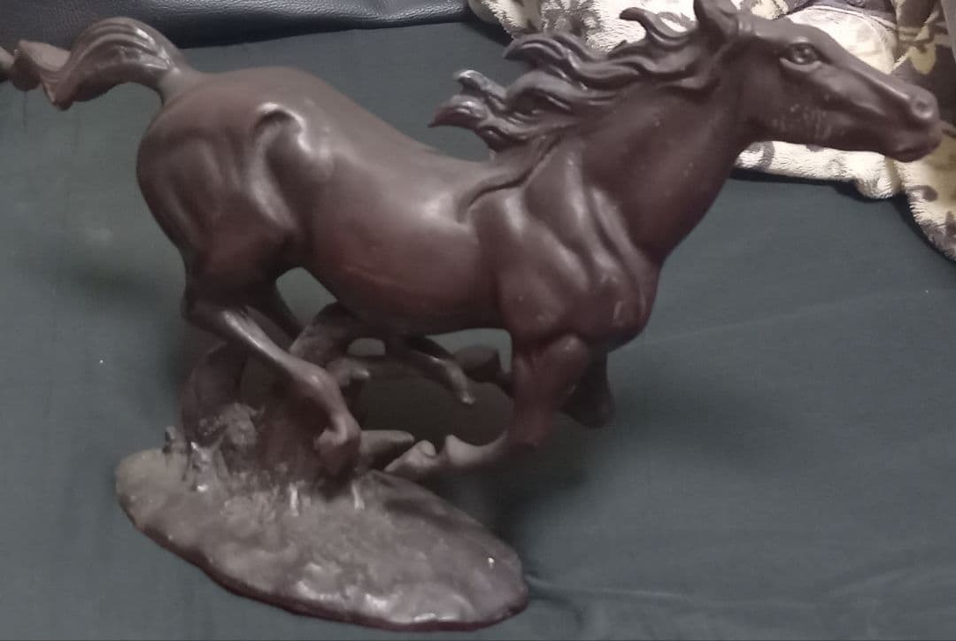 ☆高岡銅器☆☆正晴作☆ ☆銅製馬☆ ☆ブロンズ☆　☆置き物☆ ☆ヴィンテージ☆