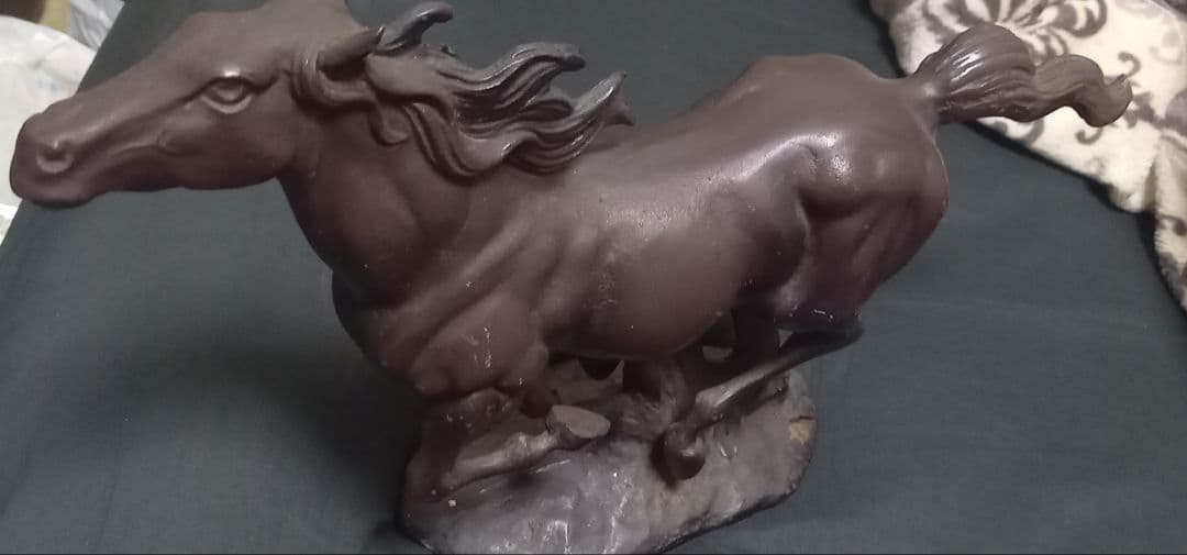 ☆高岡銅器☆☆正晴作☆ ☆銅製馬☆ ☆ブロンズ☆　☆置き物☆ ☆ヴィンテージ☆