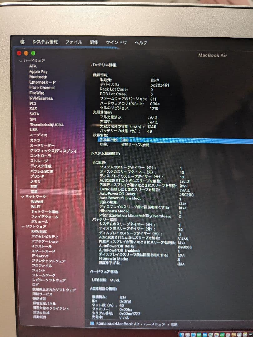 MacBook Air Early 2015 13インチ