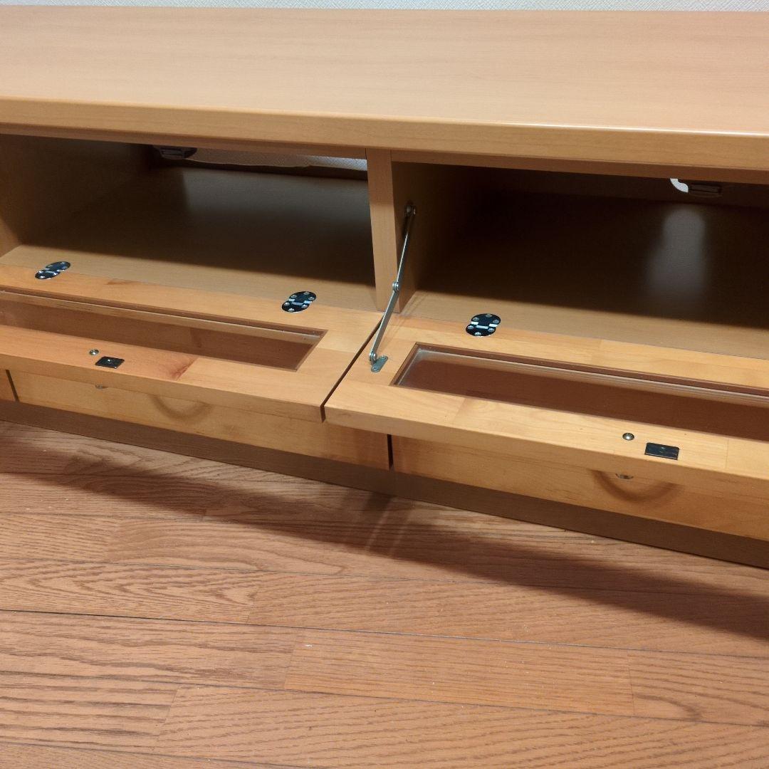 ナチュラルウッド テレビ台 4引き出し