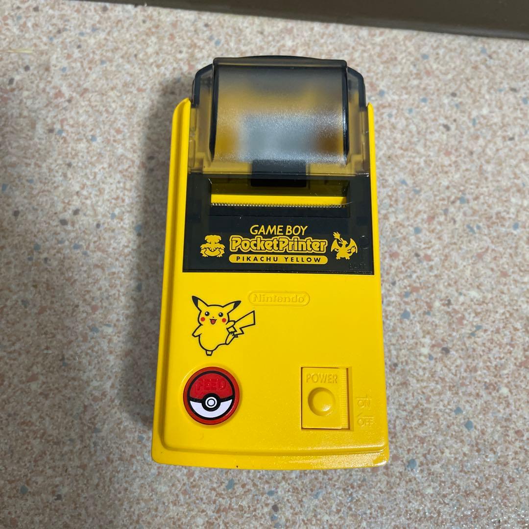 (格安商品／廃盤)ポケットプリンター ピカチュウイエロー