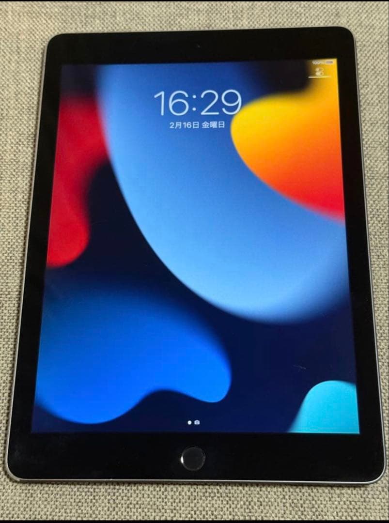 iPad Air 2 128GB動作確認済画面劣化 バッテリー弱本体とケース付き