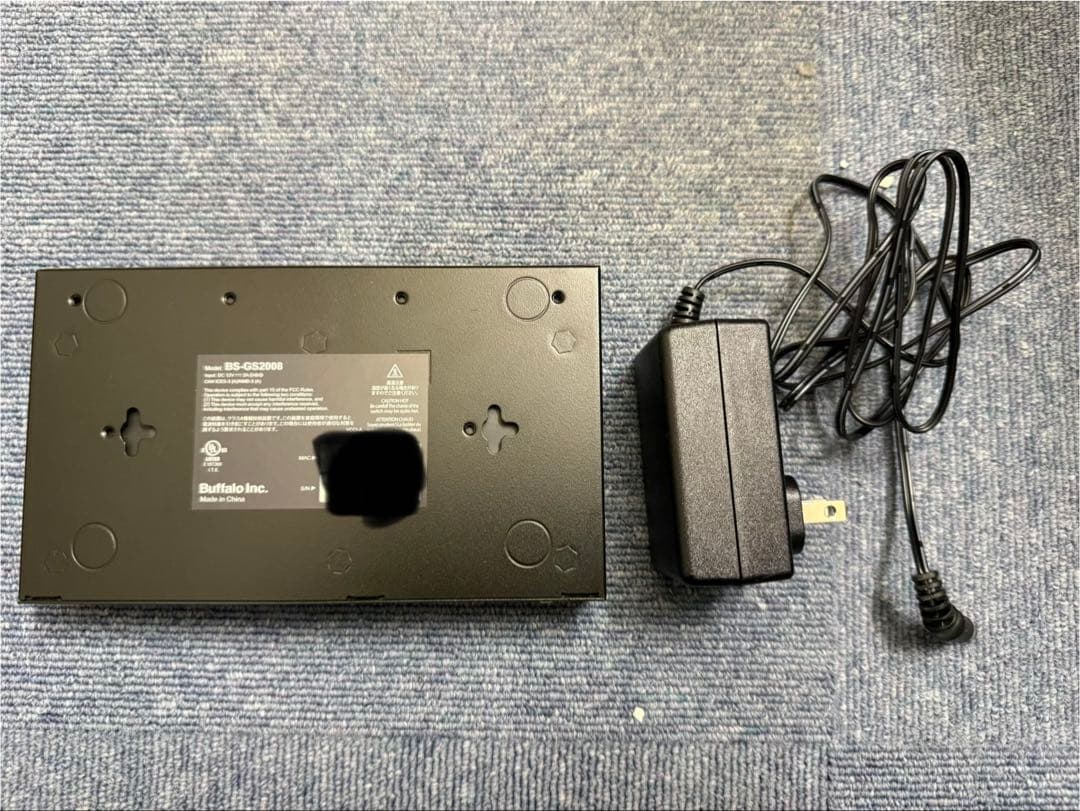 BUFFALO BS-GS2008 8ポートスイッチングハブ　中古品
