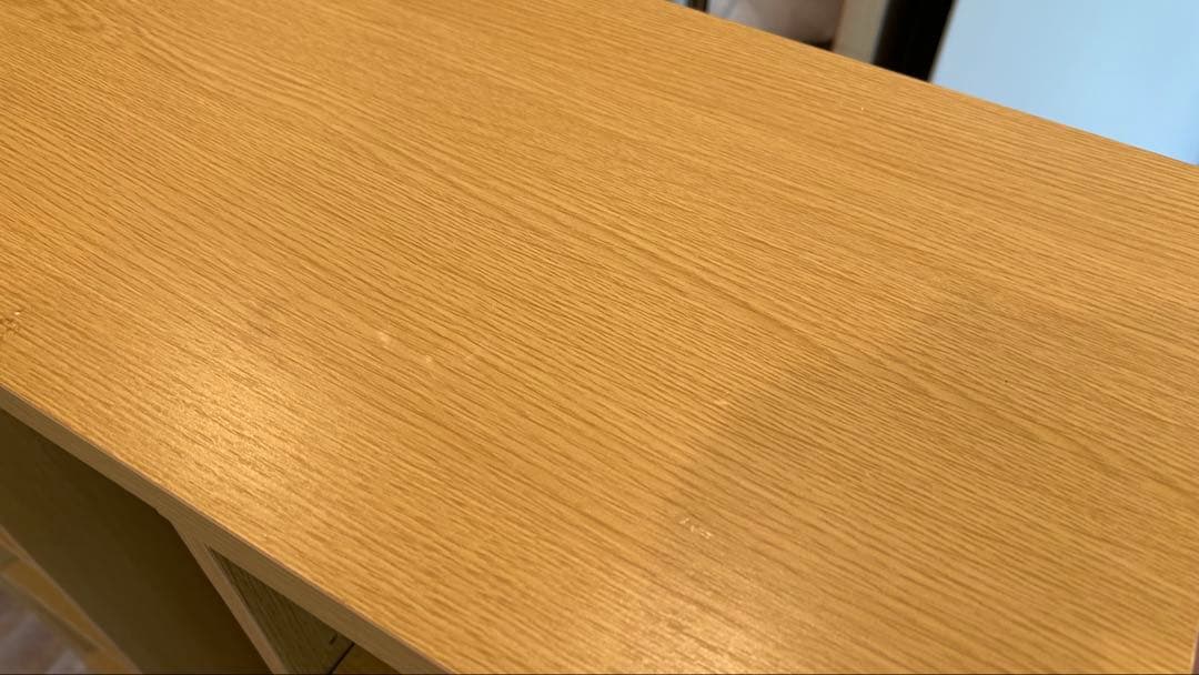 ニトリ スライド本棚 テイルI 80LBR ライトブラウン 幅80