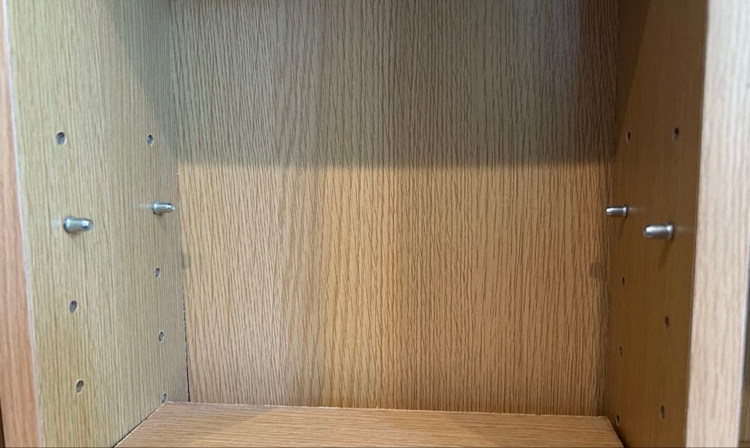 ニトリ スライド本棚 テイルI 80LBR ライトブラウン 幅80