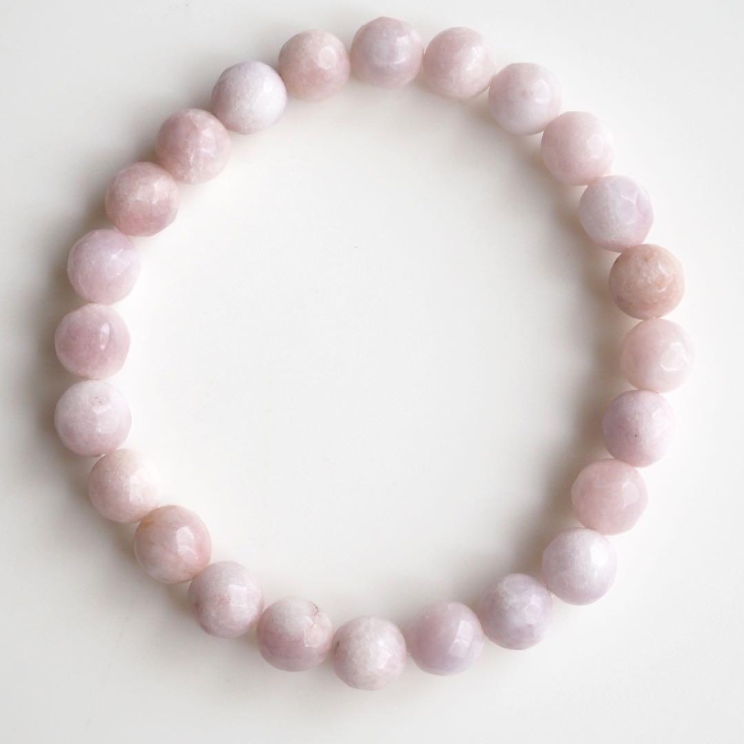 【はくとん( 'ω')ŧ‹\"ŧ‹\"】紫陽花翡翠のゴムブレス