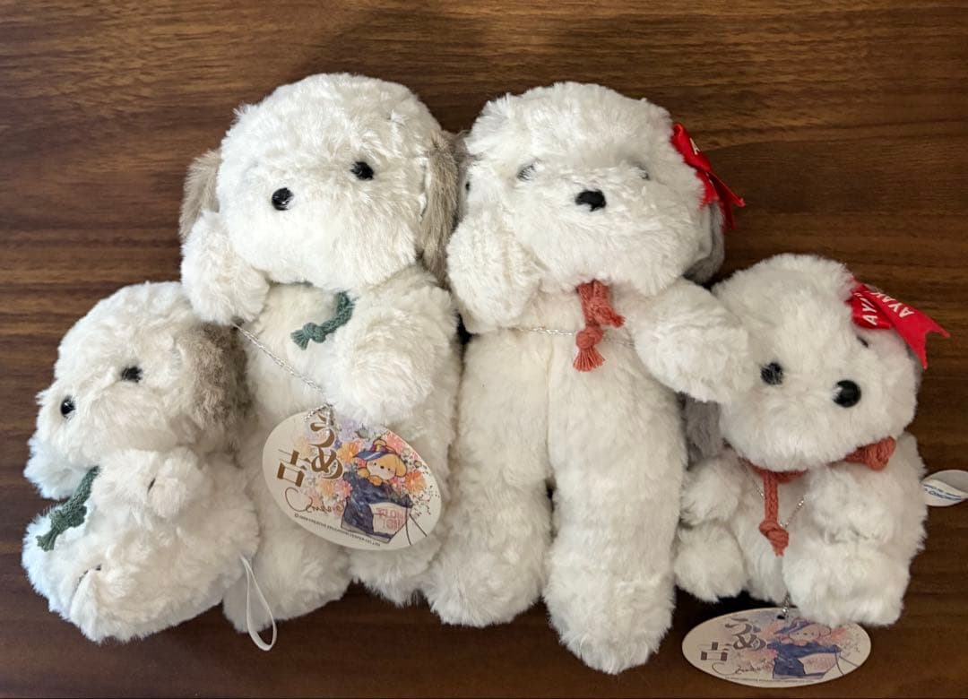 うめ吉 あやか ぬいぐるみ 4匹セット