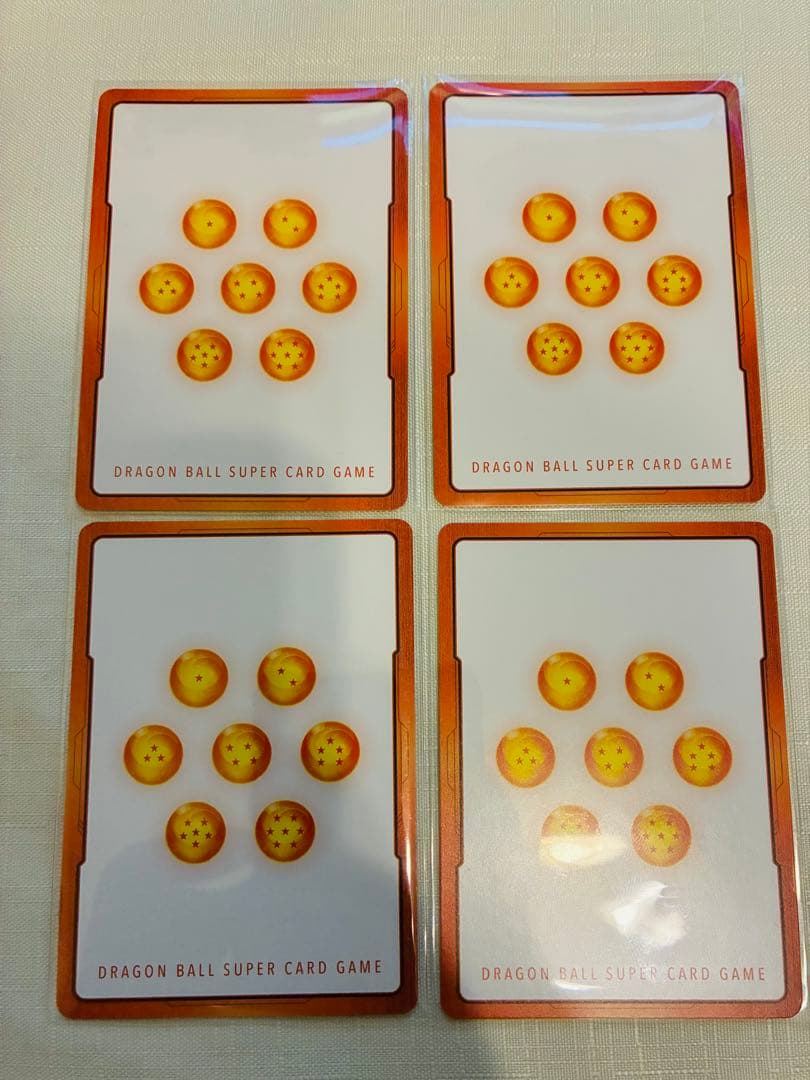 ドラゴンボール　フュージョンワールド エナジーマーカー 4枚セット