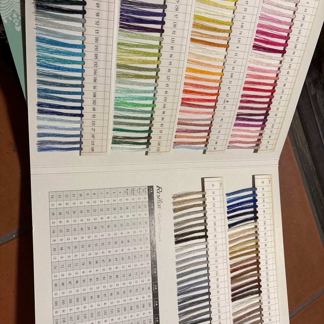 ミシン糸見本帳9冊セット