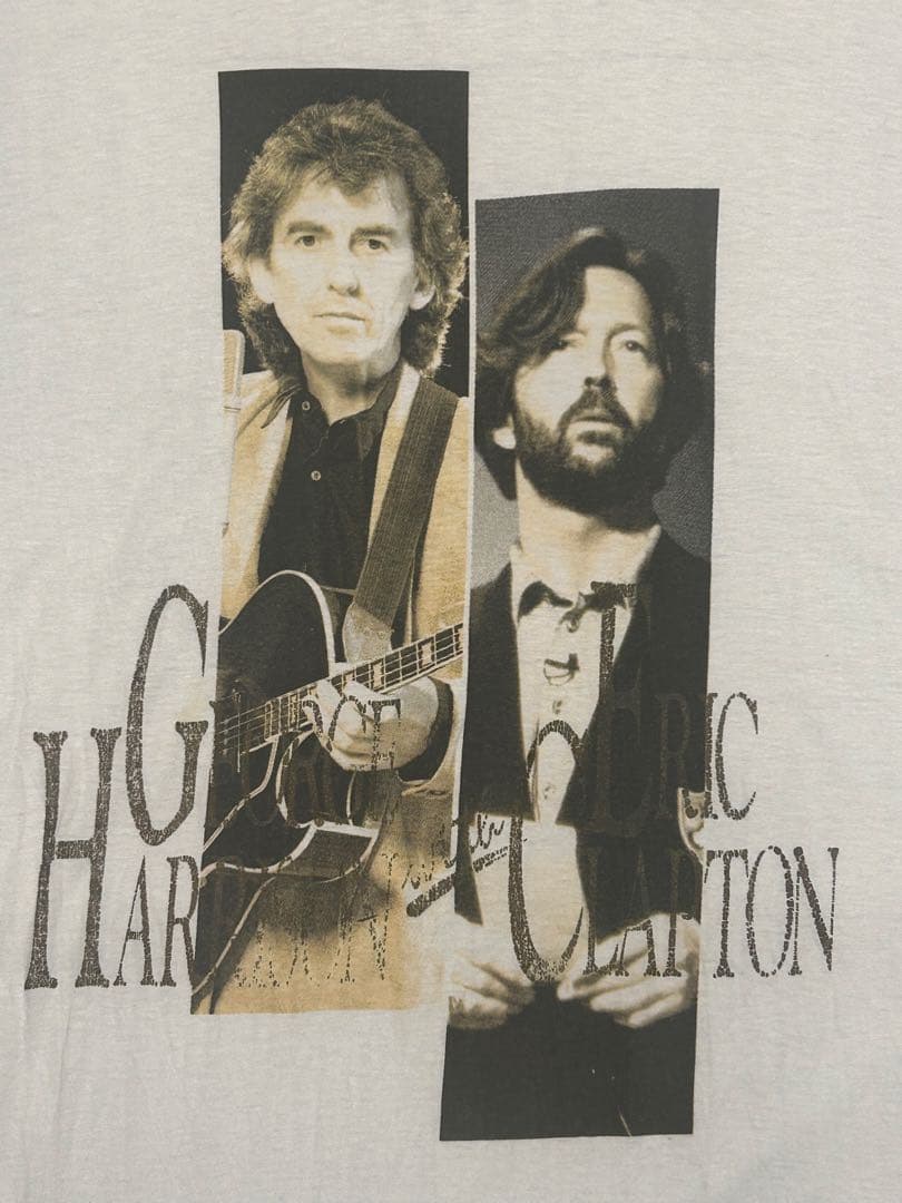90s EricClapton&e Harrison来日公演 Tシャツ