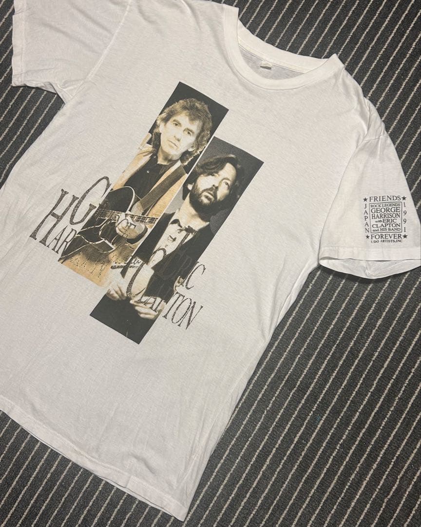 90s EricClapton&e Harrison来日公演 Tシャツ