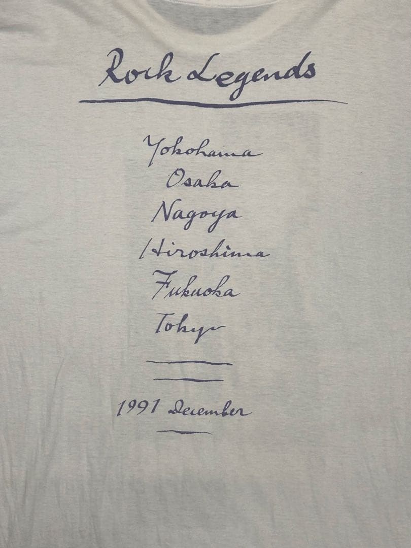 90s EricClapton&e Harrison来日公演 Tシャツ