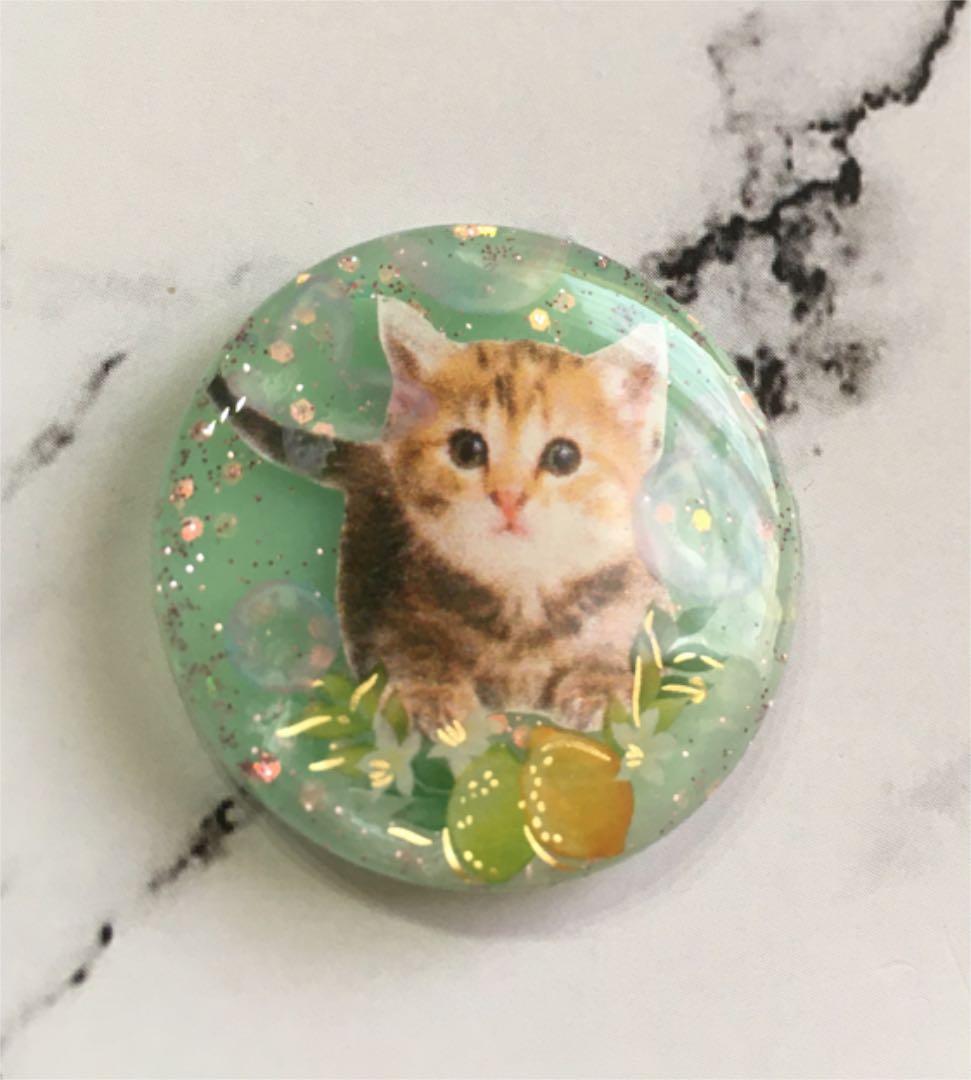 レジンヘアゴム、新作☆レモンとシャボン玉猫ちゃん・再販不可