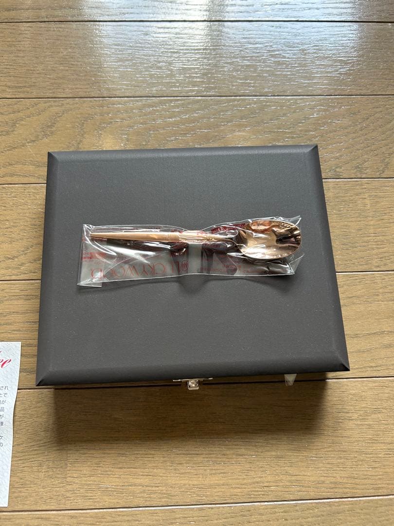 定価9350円！LUCKYWOODミルトア・ピンクゴールドティースプーンセット