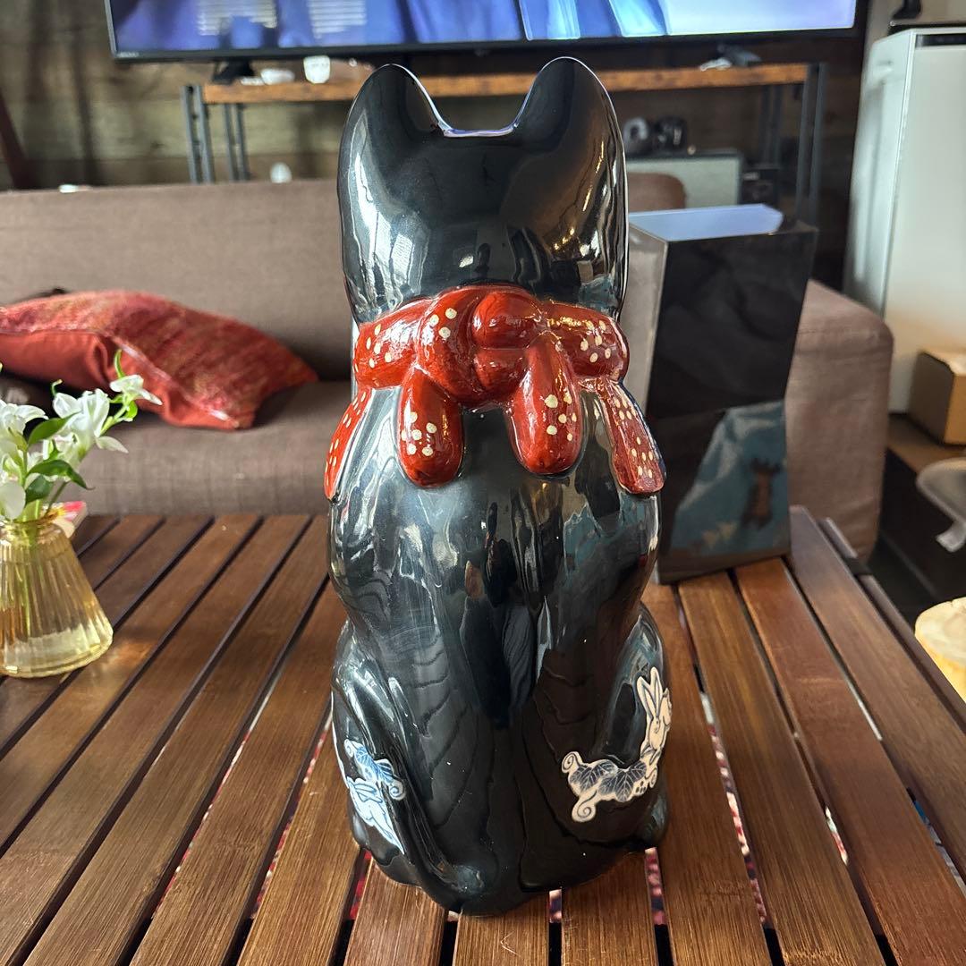 招き猫 陶器
