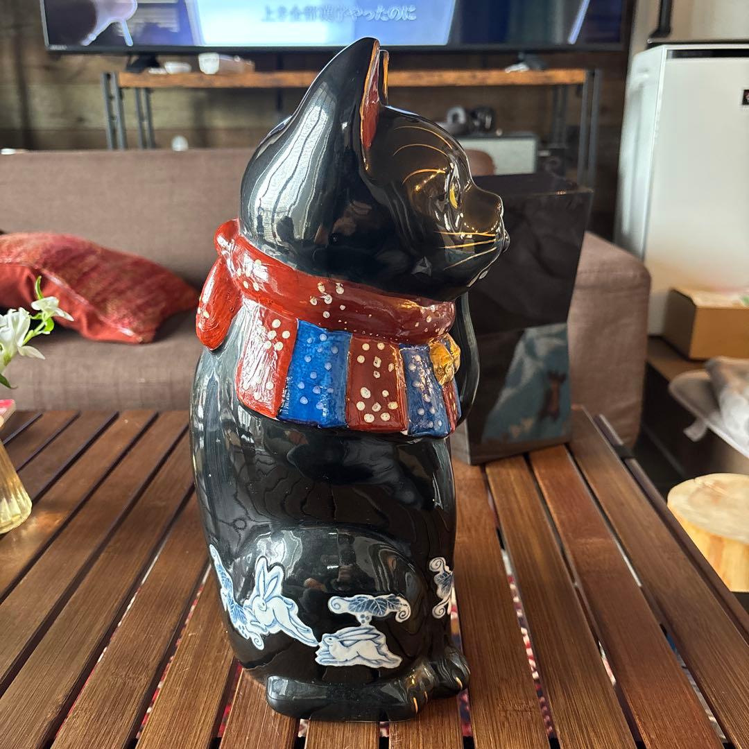招き猫 陶器
