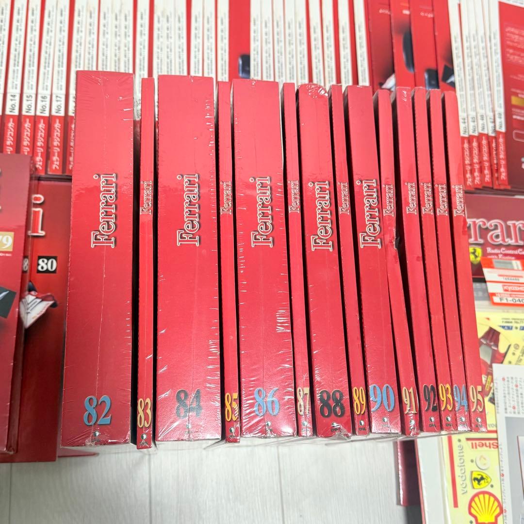 【未開封多数】デアゴスティーニ フェラーリF2004 79〜100巻 未使用品
