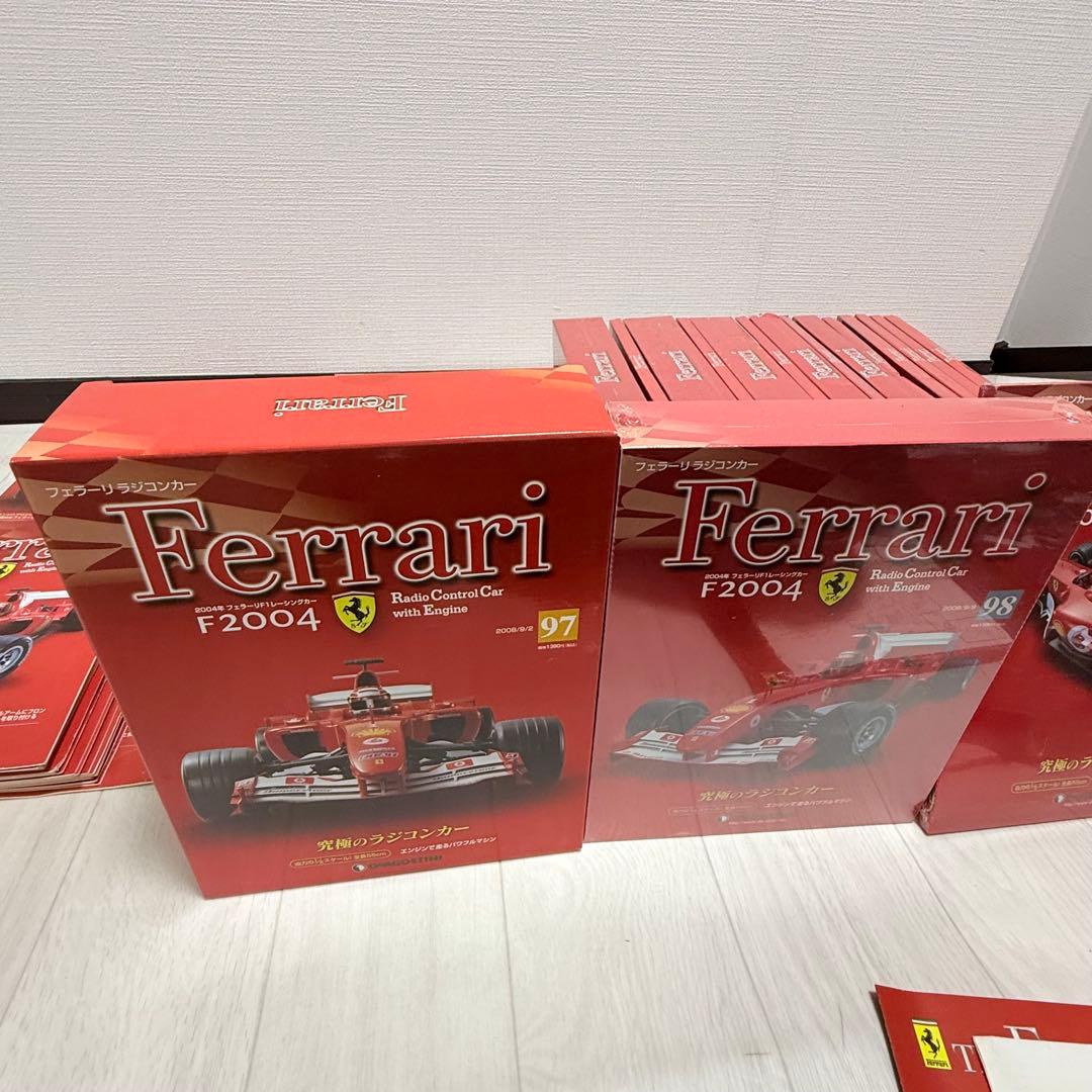【未開封多数】デアゴスティーニ フェラーリF2004 79〜100巻 未使用品