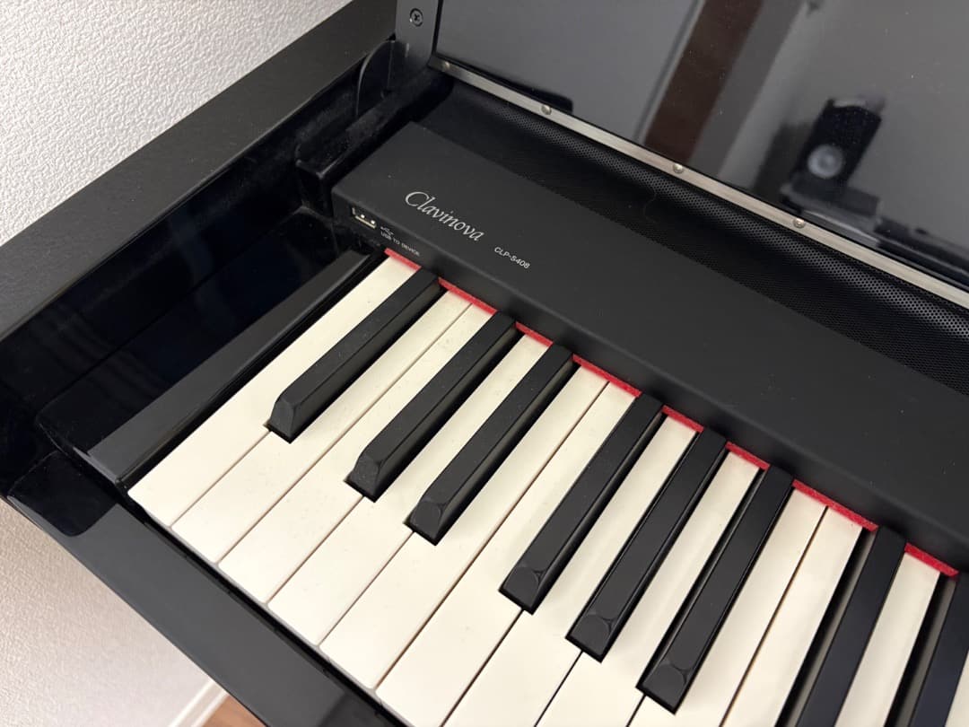 美品 YAMAHA電子ピアノClavinova CLP-S408 鏡面ブラック