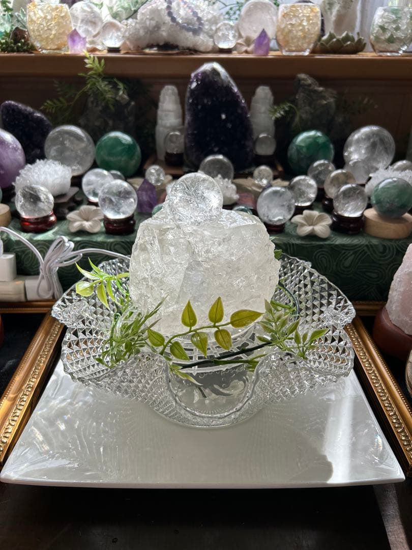 ✨破格✨絶品‼️水晶☆噴水☆天然石⭐︎ファウンテン☆秘蔵品⭐︎1368g