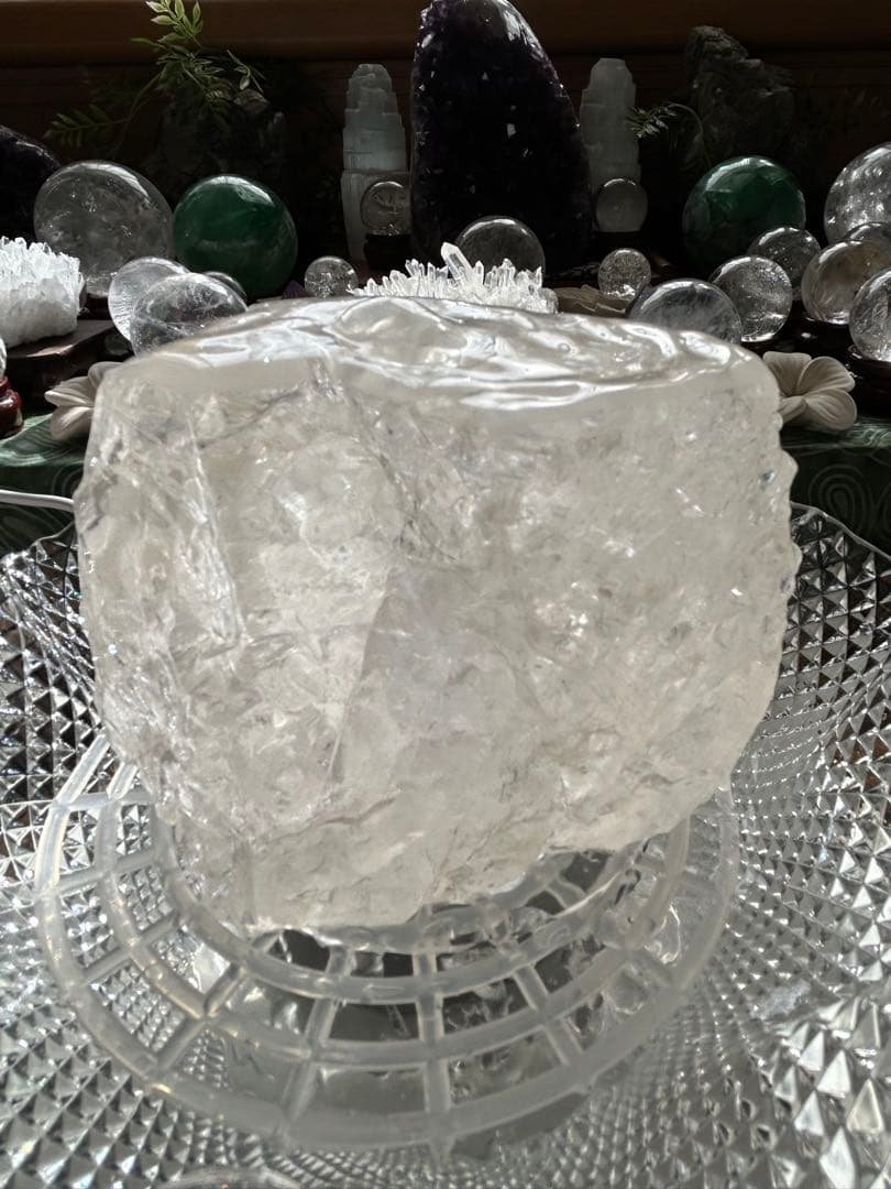 ✨破格✨絶品‼️水晶☆噴水☆天然石⭐︎ファウンテン☆秘蔵品⭐︎1368g