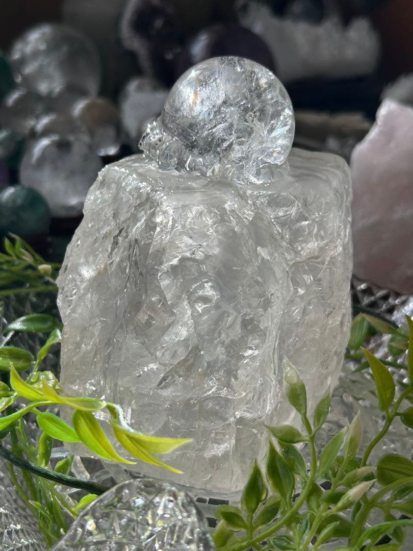 ✨破格✨絶品‼️水晶☆噴水☆天然石⭐︎ファウンテン☆秘蔵品⭐︎1368g