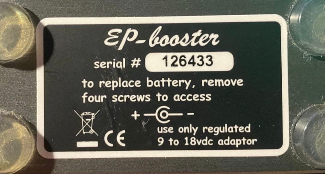 Xotic USA EP-booster ギターエフェクター