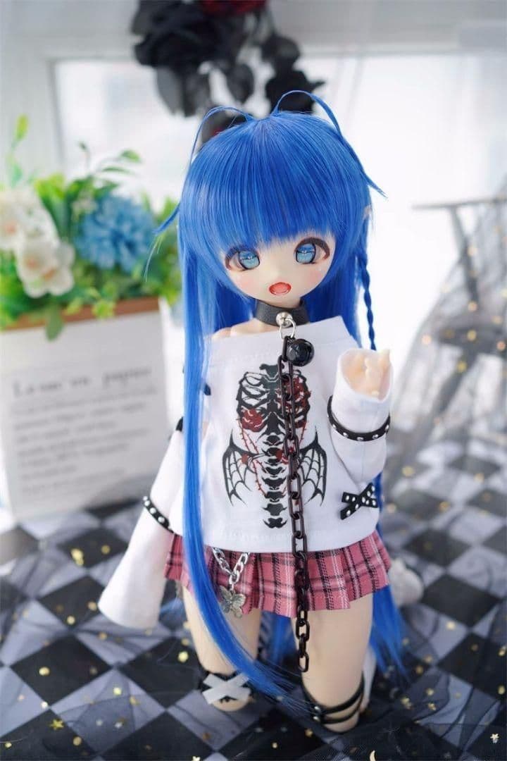 AS100 BJD 1/3 人形 ドール　用ウィッグ カツラ 耐熱 ハンドメイド