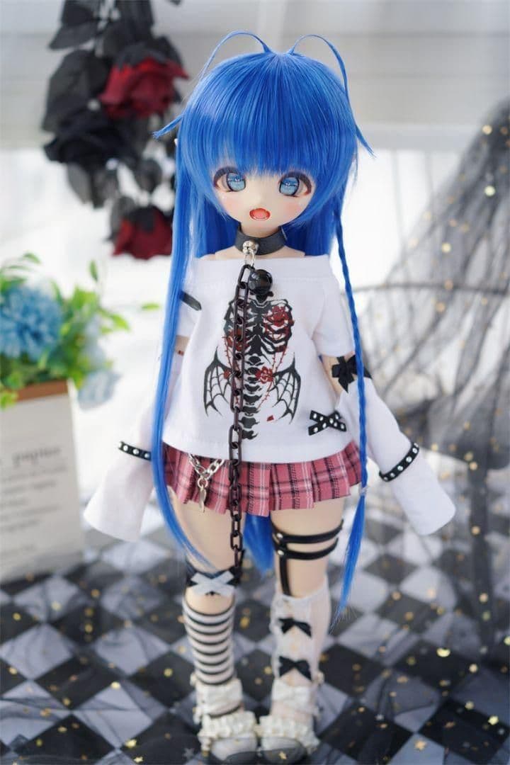 AS100 BJD 1/3 人形 ドール　用ウィッグ カツラ 耐熱 ハンドメイド