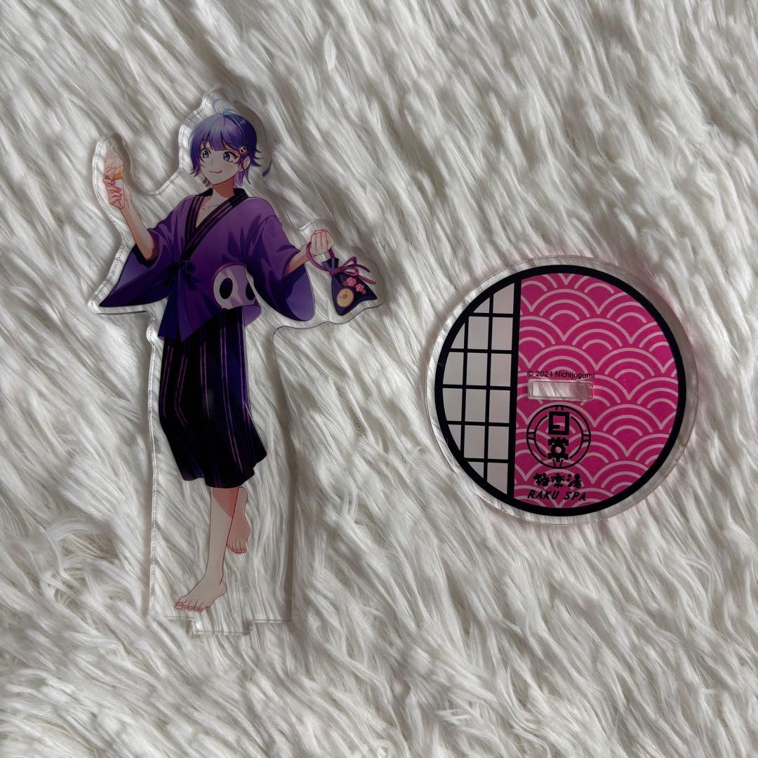 日常組 しにがみ アクスタ 缶バッチ カード キーホルダー 全30点セット