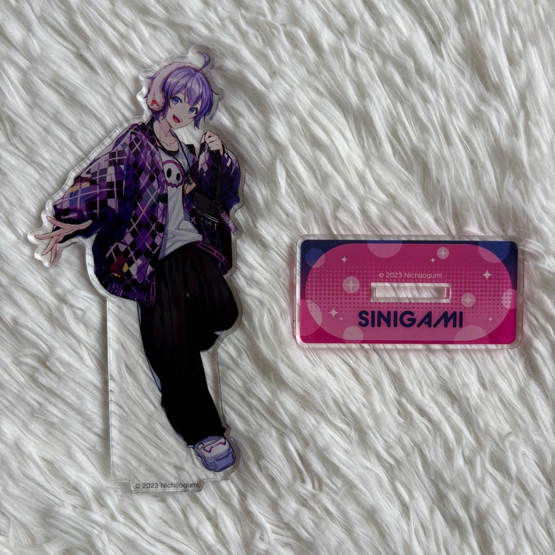 日常組 しにがみ アクスタ 缶バッチ カード キーホルダー 全30点セット